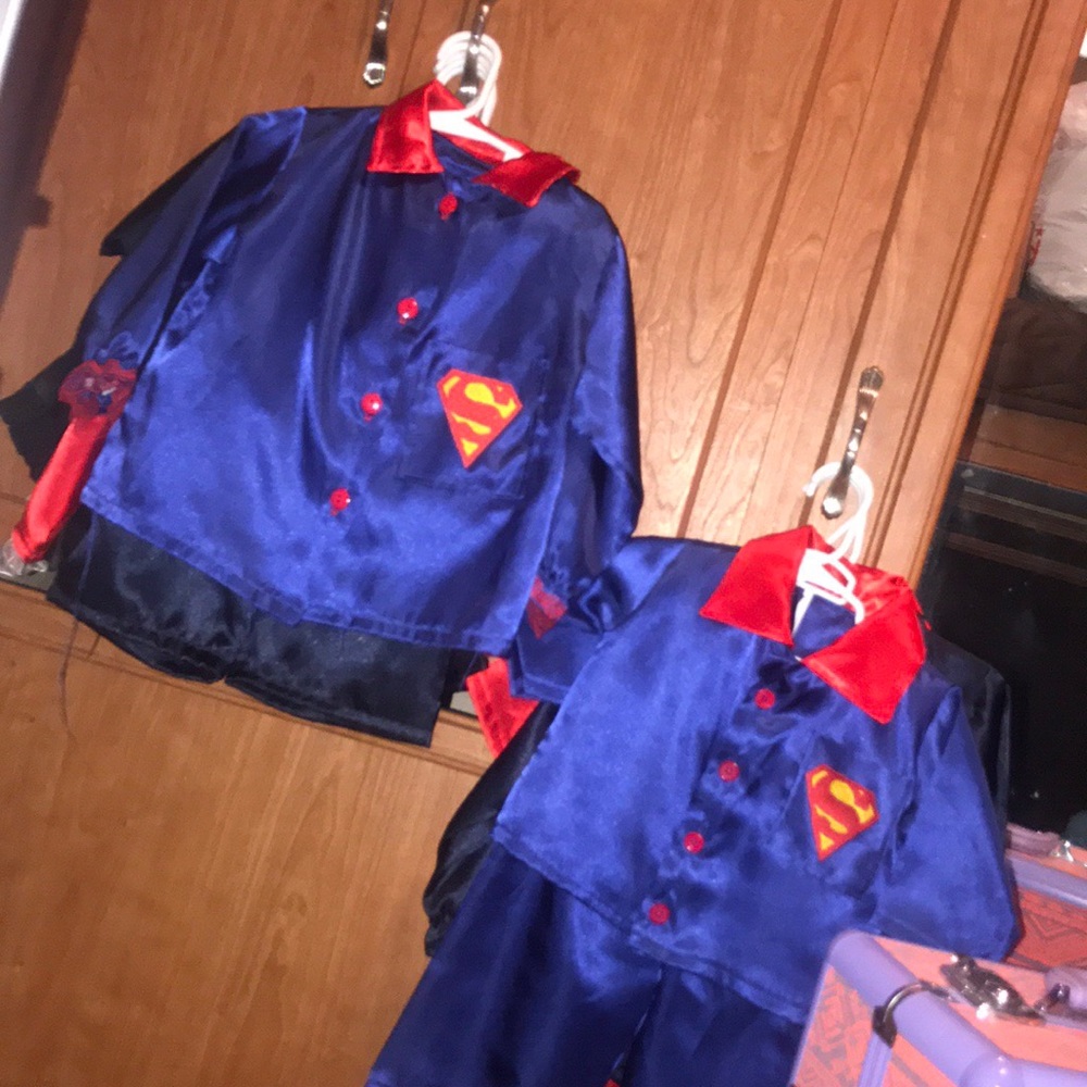 Kids pj set boys b girl never bin worn